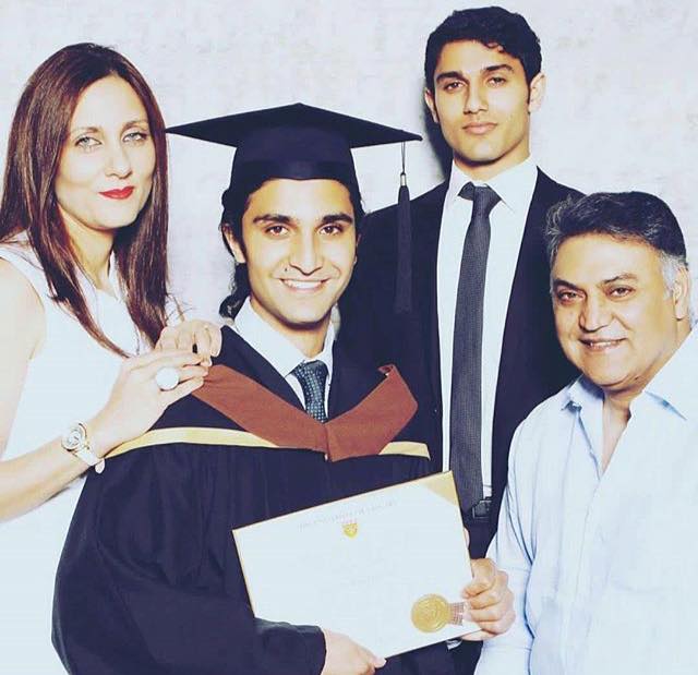 Ahad Raza Mir family picture