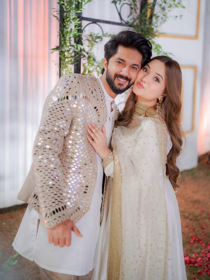 Hussain Tareen with wife Rebecca