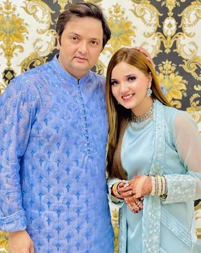 Rebecca Khan with father